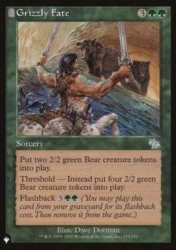 Grizzly Fate⁣ - The List⁣ (Uncommon)⁣ [119]