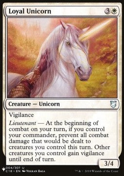 Loyal Unicorn⁣ - The List⁣ (Uncommon)⁣ [4]