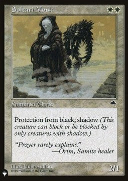 Soltari Monk⁣ - The List⁣ (Uncommon)