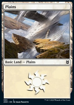 Plains⁣ - Zendikar Rising: Extras⁣ (Land)⁣ [380]
