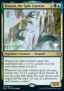 Verazol, the Split Current (V.1)⁣ - Zendikar Rising: Promos⁣ (Rare)⁣ [239]