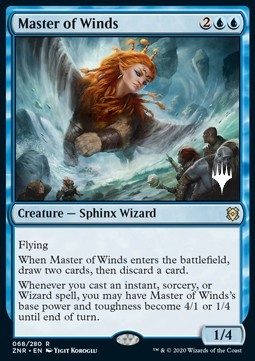 Master of Winds (V.1)⁣ - Zendikar Rising: Promos⁣ (Rare)⁣ [68]