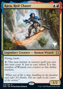 Kaza, Roil Chaser (V.1)⁣ - Zendikar Rising: Promos⁣ (Rare)⁣ [225]