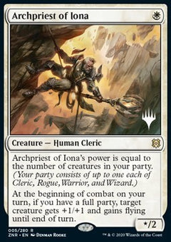 Archpriest of Iona (V.1)⁣ - Zendikar Rising: Promos⁣ (Rare)⁣ [5]