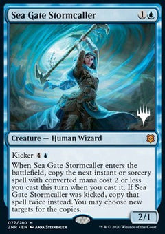 Sea Gate Stormcaller (V.1)⁣ - Zendikar Rising: Promos⁣ (Mythic)⁣ [77]