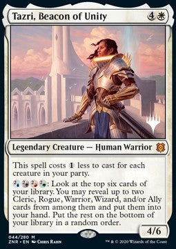 Tazri, Beacon of Unity (V.1)⁣ - Zendikar Rising: Promos⁣ (Mythic)⁣ [44]