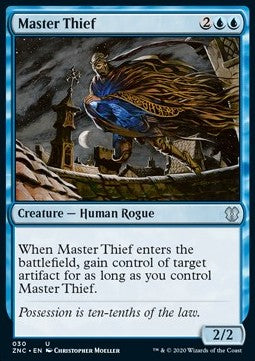 Master Thief⁣ - Commander: Zendikar Rising⁣ (Uncommon)⁣ [30]