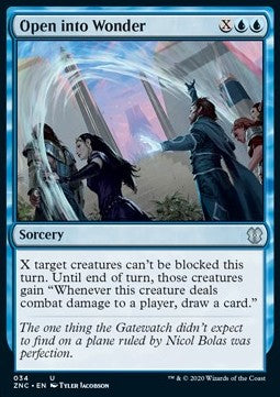 Open into Wonder⁣ - Commander: Zendikar Rising⁣ (Uncommon)⁣ [34]