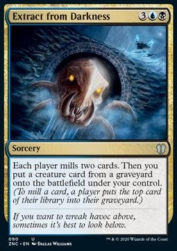 Extract from Darkness⁣ - Commander: Zendikar Rising⁣ (Uncommon)⁣ [90]