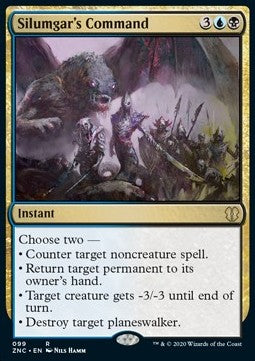 Silumgar's Command⁣ - Commander: Zendikar Rising⁣ (Rare)⁣ [99]