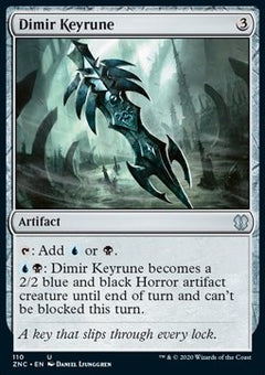 Dimir Keyrune⁣ - Commander: Zendikar Rising⁣ (Uncommon)⁣ [110]