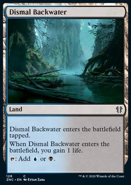 Dismal Backwater⁣ - Commander: Zendikar Rising⁣ (Common)⁣ [128]
