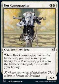 Kor Cartographer⁣ - Commander: Zendikar Rising⁣ (Common)⁣ [18]