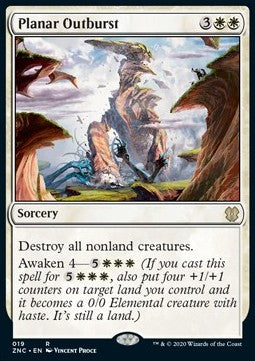 Planar Outburst⁣ - Commander: Zendikar Rising⁣ (Rare)⁣ [19]
