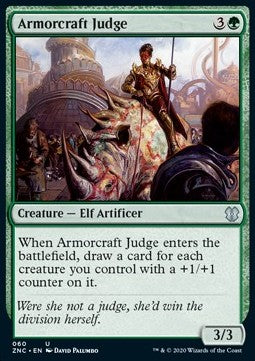 Armorcraft Judge⁣ - Commander: Zendikar Rising⁣ (Uncommon)⁣ [60]
