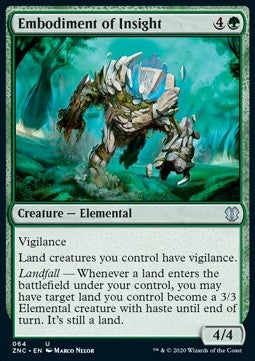 Embodiment of Insight⁣ - Commander: Zendikar Rising⁣ (Uncommon)⁣ [64]