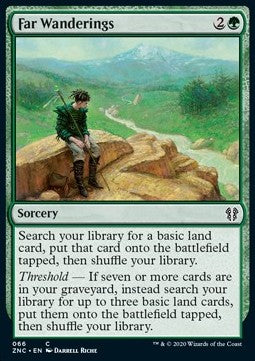 Far Wanderings⁣ - Commander: Zendikar Rising⁣ (Common)⁣ [66]