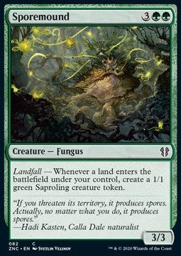Sporemound⁣ - Commander: Zendikar Rising⁣ (Common)⁣ [82]
