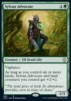 Sylvan Advocate⁣ - Commander: Zendikar Rising⁣ (Rare)⁣ [84]