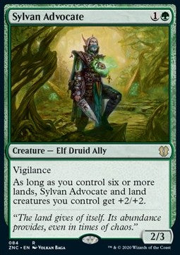 Sylvan Advocate⁣ - Commander: Zendikar Rising⁣ (Rare)⁣ [84]