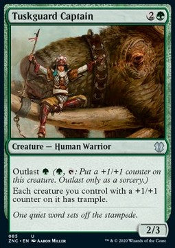 Tuskguard Captain⁣ - Commander: Zendikar Rising⁣ (Uncommon)⁣ [85]