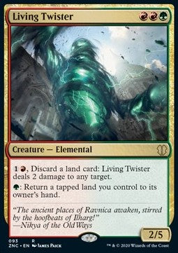 Living Twister⁣ - Commander: Zendikar Rising⁣ (Rare)⁣ [93]