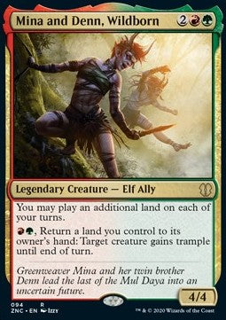 Mina and Denn, Wildborn⁣ - Commander: Zendikar Rising⁣ (Rare)⁣ [94]
