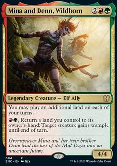 Mina and Denn, Wildborn⁣ - Commander: Zendikar Rising⁣ (Rare)⁣ [94]