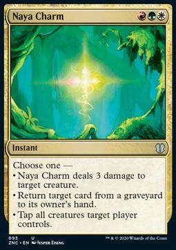Naya Charm⁣ - Commander: Zendikar Rising⁣ (Uncommon)⁣ [95]