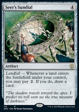 Seer's Sundial⁣ - Commander: Zendikar Rising⁣ (Rare)⁣ [119]