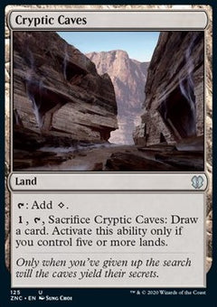 Cryptic Caves⁣ - Commander: Zendikar Rising⁣ (Uncommon)⁣ [125]