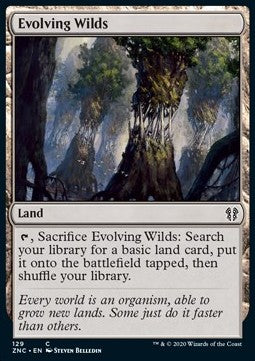 Evolving Wilds⁣ - Commander: Zendikar Rising⁣ (Common)⁣ [129]