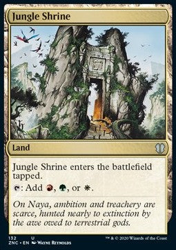 Jungle Shrine⁣ - Commander: Zendikar Rising⁣ (Uncommon)⁣ [132]