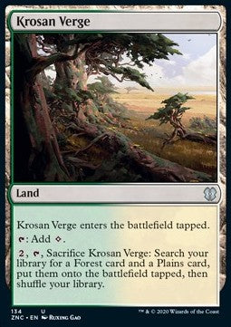 Krosan Verge⁣ - Commander: Zendikar Rising⁣ (Uncommon)⁣ [134]