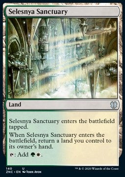 Selesnya Sanctuary⁣ - Commander: Zendikar Rising⁣ (Uncommon)⁣ [140]