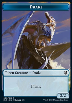 Drake Token (U 2/2) // Insect Token (G 1/1)⁣ - Zendikar Rising: Extras⁣ (Token)⁣ [T 5/7]