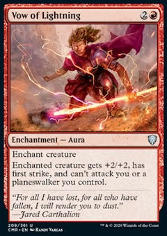 Vow of Lightning⁣ - Commander Legends⁣ (Uncommon)⁣ [209]
