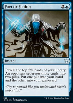 Fact or Fiction (V.1)⁣ - Commander Legends: Extras⁣ (Uncommon)⁣ [396]