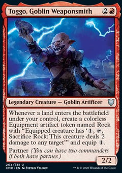 Toggo, Goblin Weaponsmith⁣ - Commander Legends⁣ (Uncommon)⁣ [204]