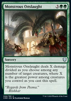 Monstrous Onslaught⁣ - Commander Legends⁣ (Uncommon)⁣ [244]
