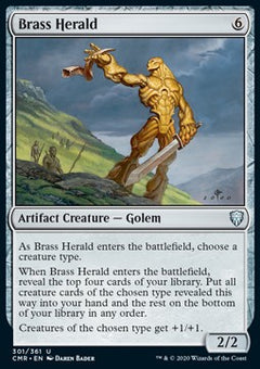Brass Herald⁣ - Commander Legends⁣ (Uncommon)⁣ [301]