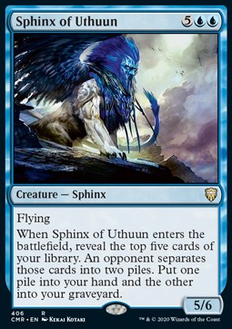 Sphinx of Uthuun⁣ - Commander Legends: Extras⁣ (Rare)⁣ [406]