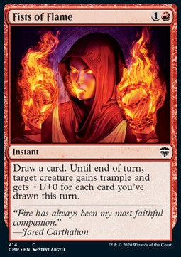 Fists of Flame⁣ - Commander Legends: Extras⁣ (Common)⁣ [414]