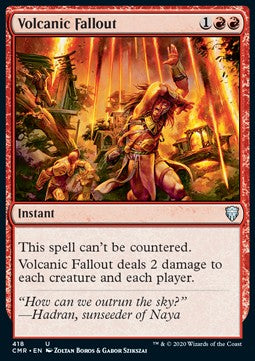 Volcanic Fallout⁣ - Commander Legends: Extras⁣ (Uncommon)⁣ [418]