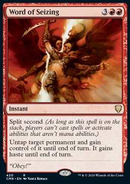 Word of Seizing⁣ - Commander Legends: Extras⁣ (Rare)⁣ [420]