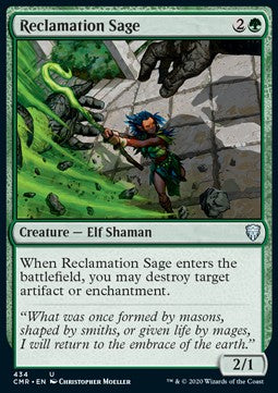 Reclamation Sage⁣ - Commander Legends: Extras⁣ (Uncommon)⁣ [434]