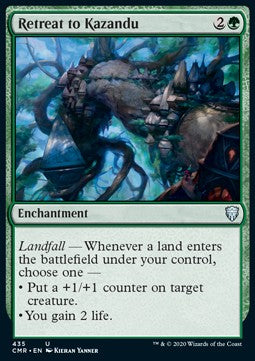 Retreat to Kazandu⁣ - Commander Legends: Extras⁣ (Uncommon)⁣ [435]