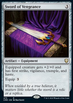 Sword of Vengeance⁣ - Commander Legends: Extras⁣ (Rare)⁣ [475]