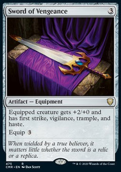 Sword of Vengeance⁣ - Commander Legends: Extras⁣ (Rare)⁣ [475]