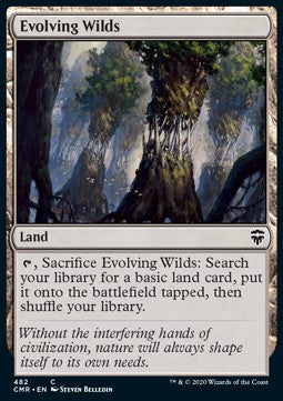 Evolving Wilds⁣ - Commander Legends: Extras⁣ (Common)⁣ [482]